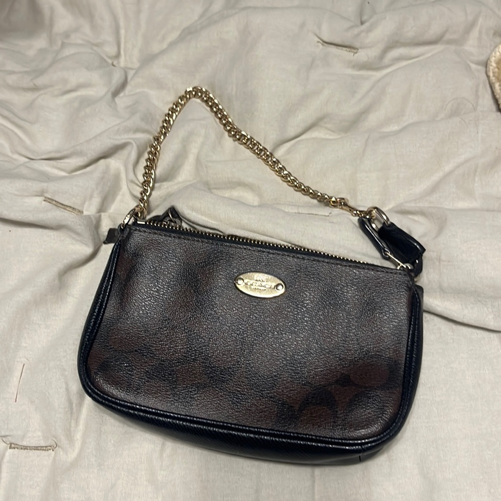 Coach chain wristlet